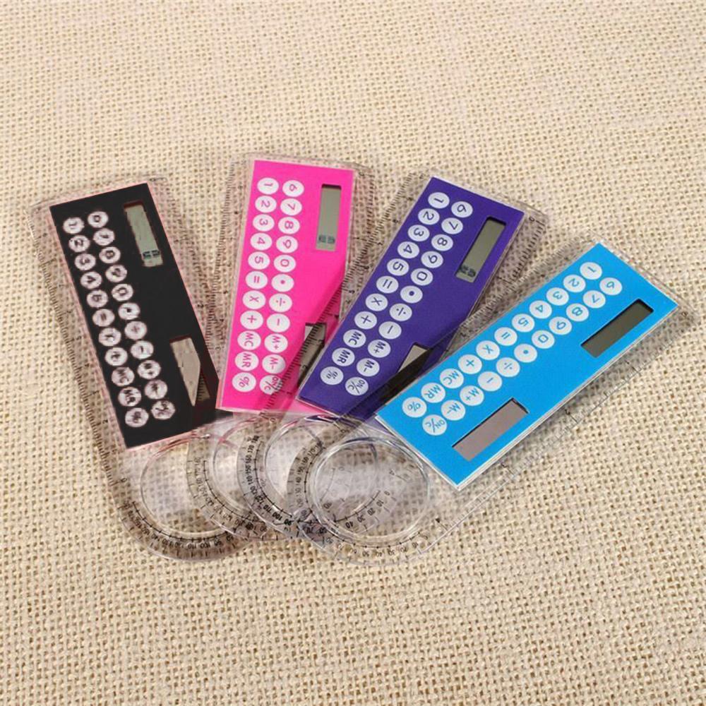 Scientific Calculator For Secondary School - Mini calculatrice de règle transparente solaire
