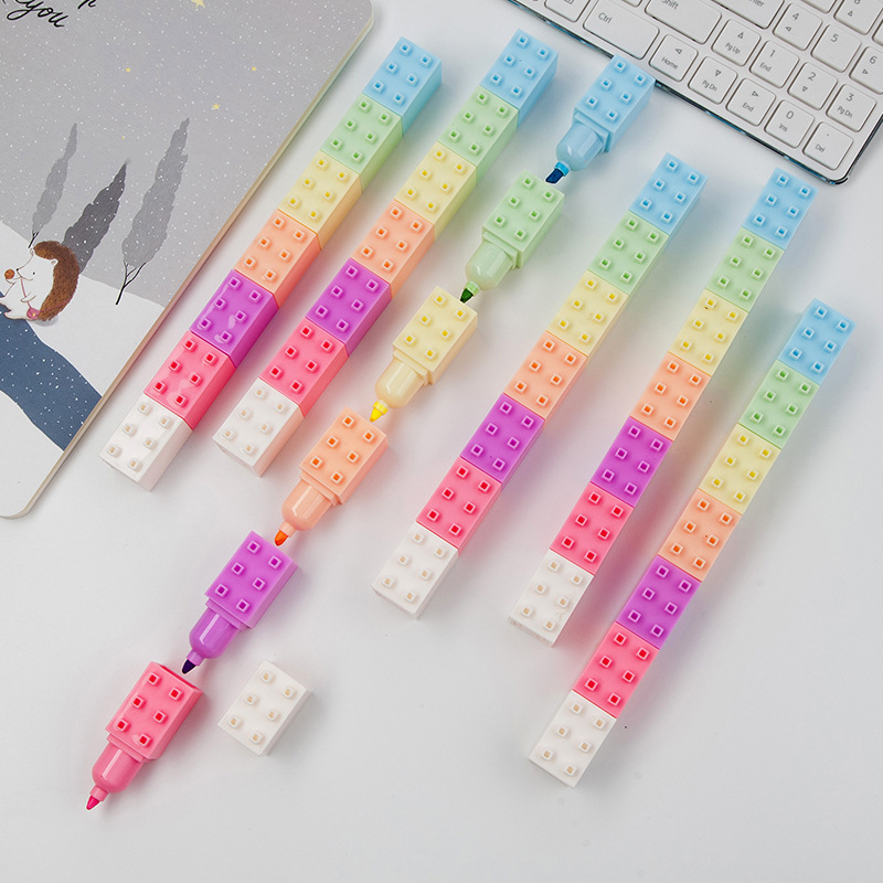 Pastel Highlighter Set Double Ended - Ensemble de stylos surligneurs pastel Body