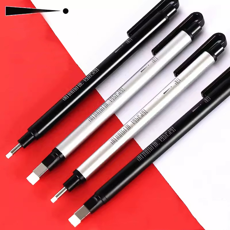 Retractable Eraser Pen Click - Gomme mécanique à clic rétractable, Style