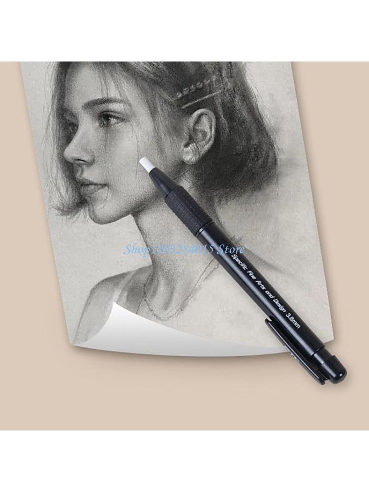 Retractable Eraser Pen Click - Stylo gomme à clics rétractable R6FF,