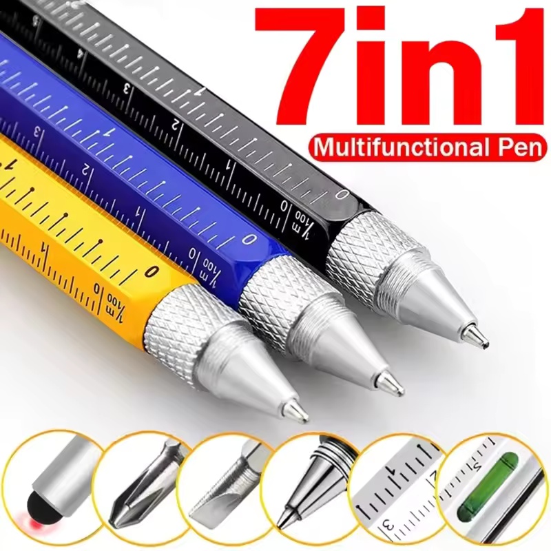 Writing Tools - Stylo multifonction 7 en 1, stylet