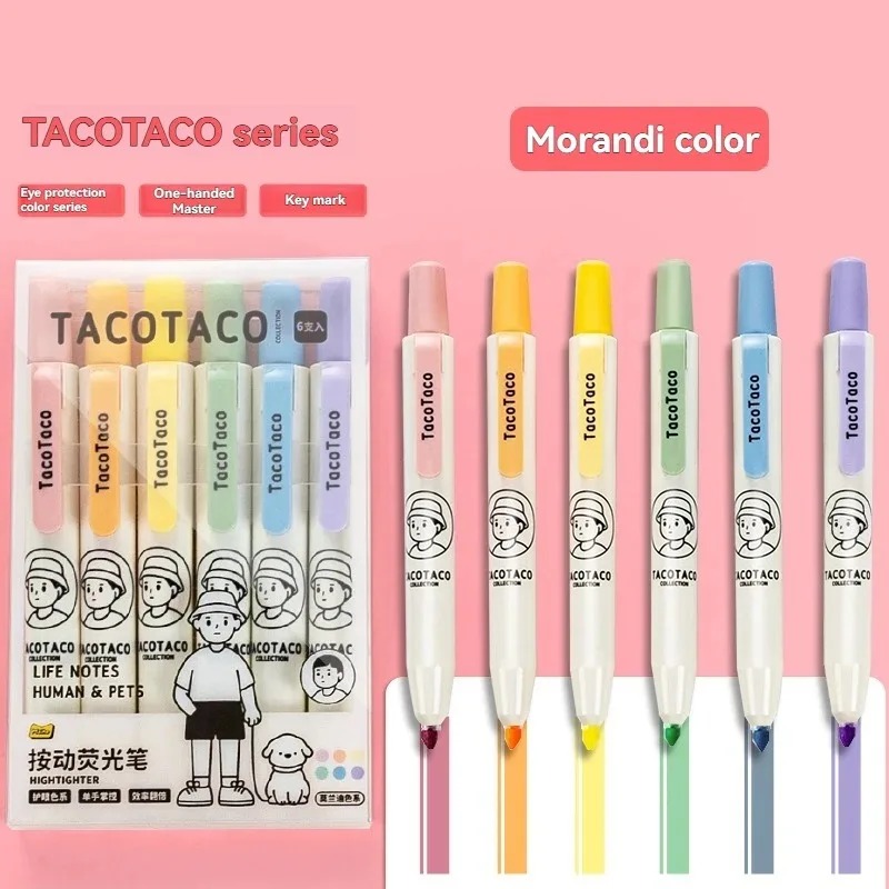 Stylos surligneurs Macaron de  - Pastel Highlighter Set Double Ended avis et prix
