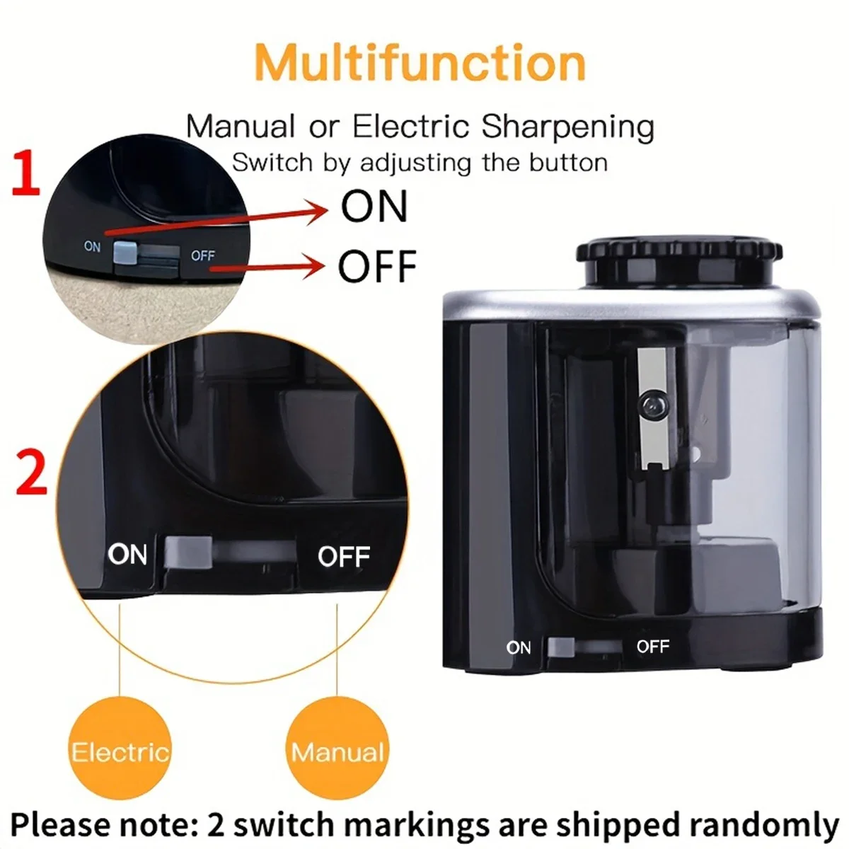 Aiguiseur électrique de bureau - Electric Pencil Sharpener Usb avis et prix