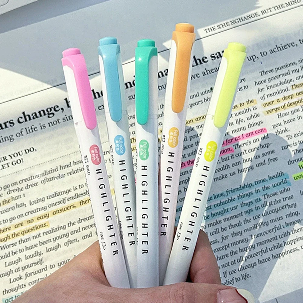 Surligneurs Pastel de couleurs - Pastel Highlighter Set Double Ended avis et prix