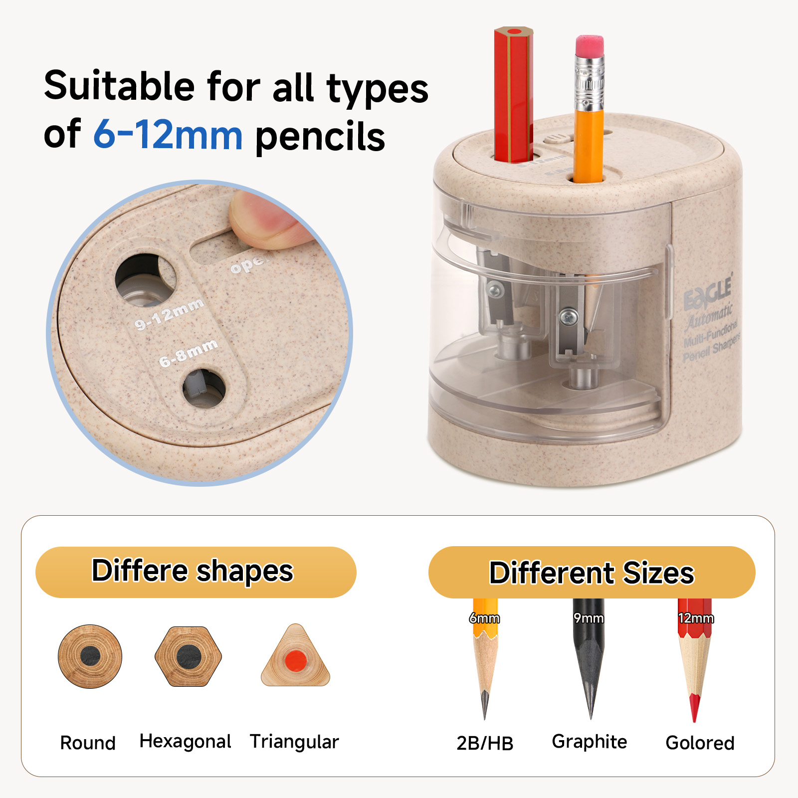 Taille-crayon électrique autom - Electric Pencil Sharpener Usb avis et prix