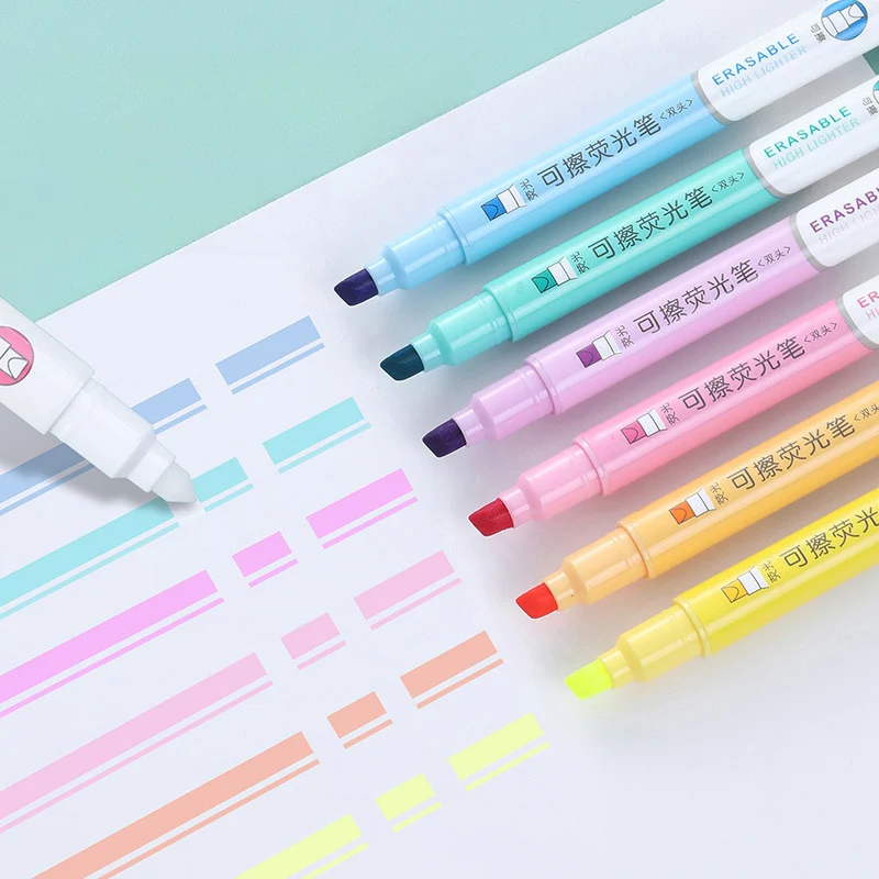 Ensemble de surligneurs effaça - Pastel Highlighter Set Double Ended avis et prix