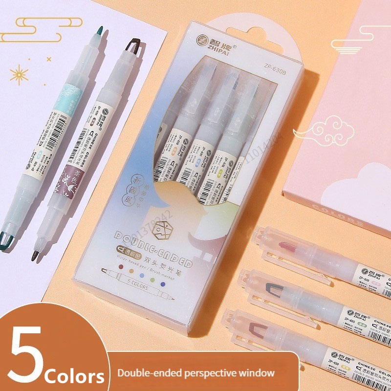 Stylos surligneurs à Double po - Pastel Highlighter Set Double Ended avis et prix