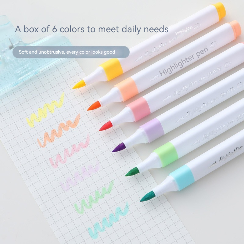 Ensemble de stylos surligneurs - Pastel Highlighter Set Double Ended avis et prix