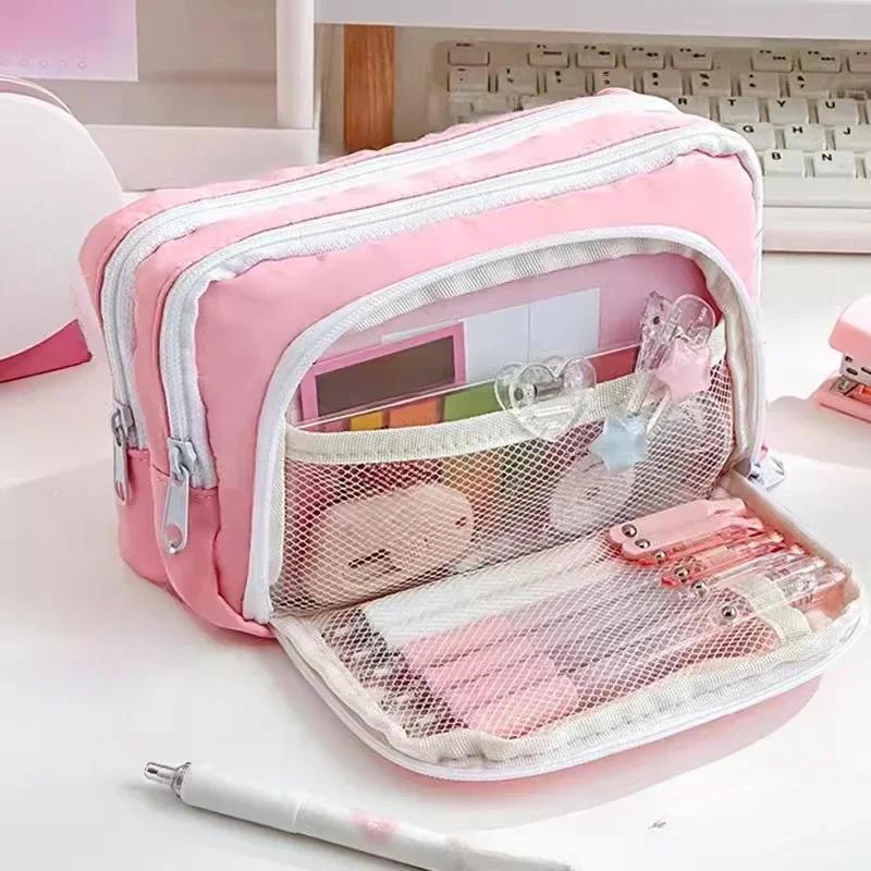 Trousse à crayons et étui scol - Aesthetic Large Pencil Case Pouch avis et prix