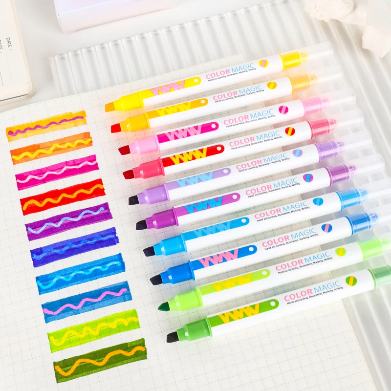 Ensemble de stylos surligneurs - Pastel Highlighter Set Double Ended avis et prix
