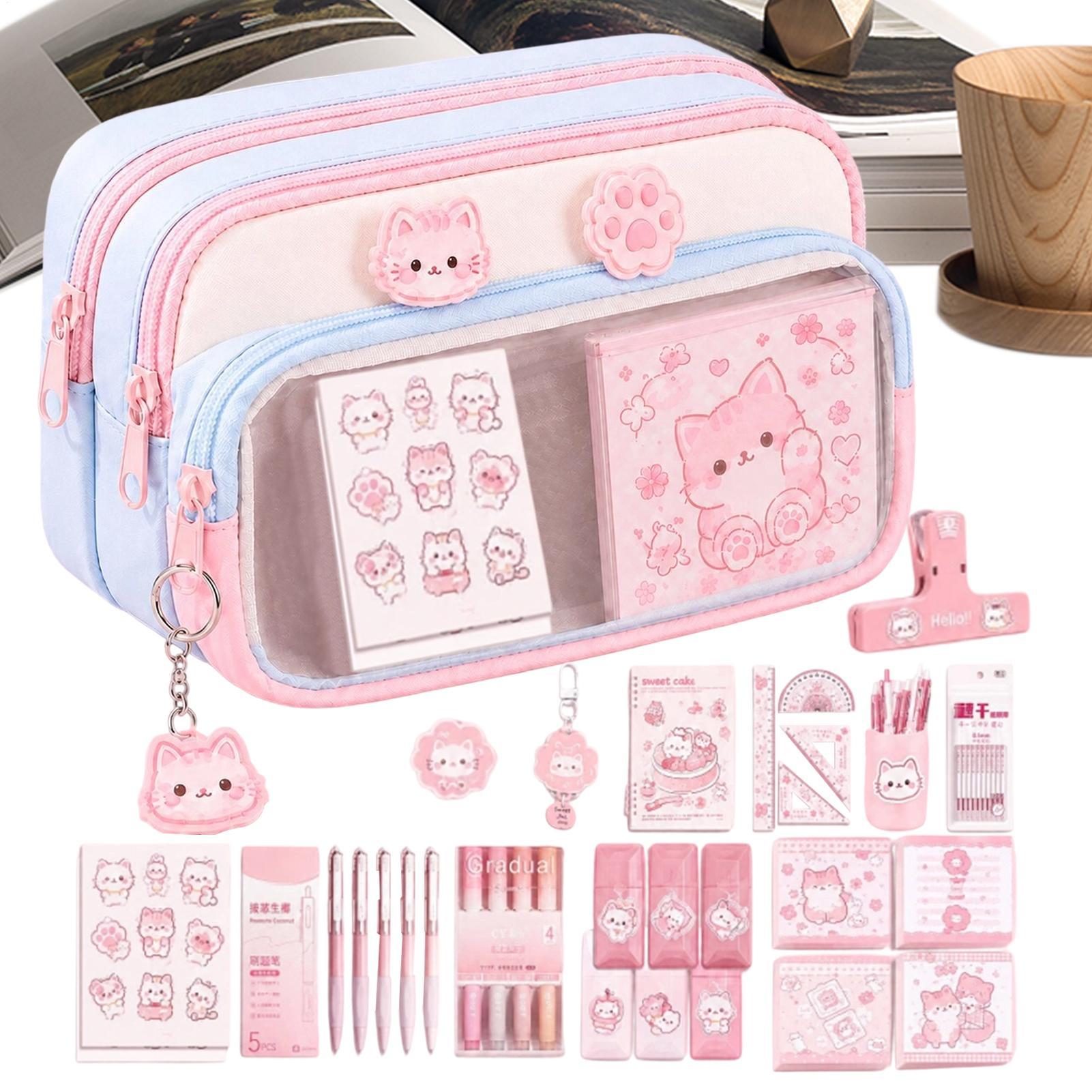 Trousse à crayons grande capac - Aesthetic Large Pencil Case Pouch avis et prix