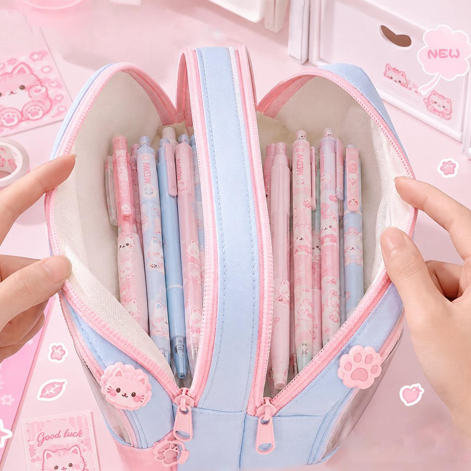 Trousse à crayons grande capac - Aesthetic Large Pencil Case Pouch avis et prix
