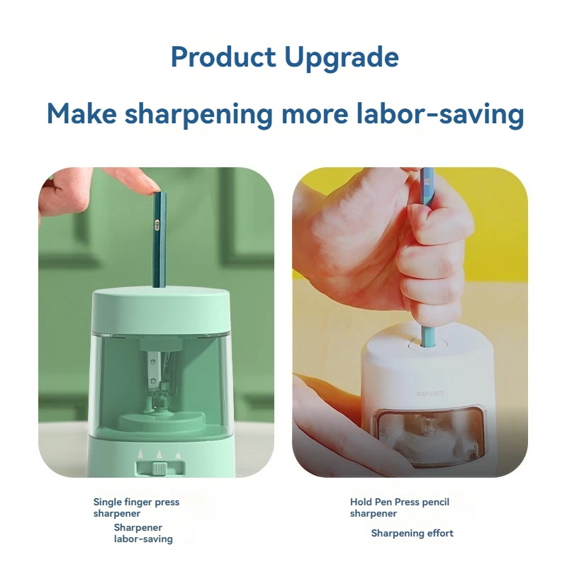 Deli VA3 vert USB batterie dou - Electric Pencil Sharpener Usb avis et prix