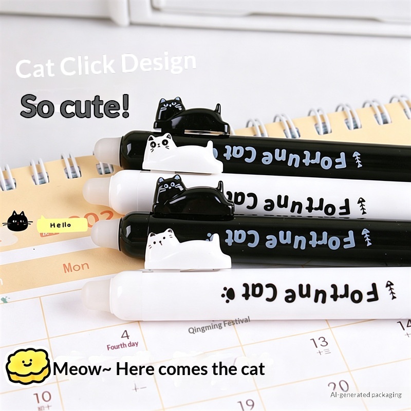 4 stylos gel effaçables en for - Retractable Eraser Pen Click avis et prix