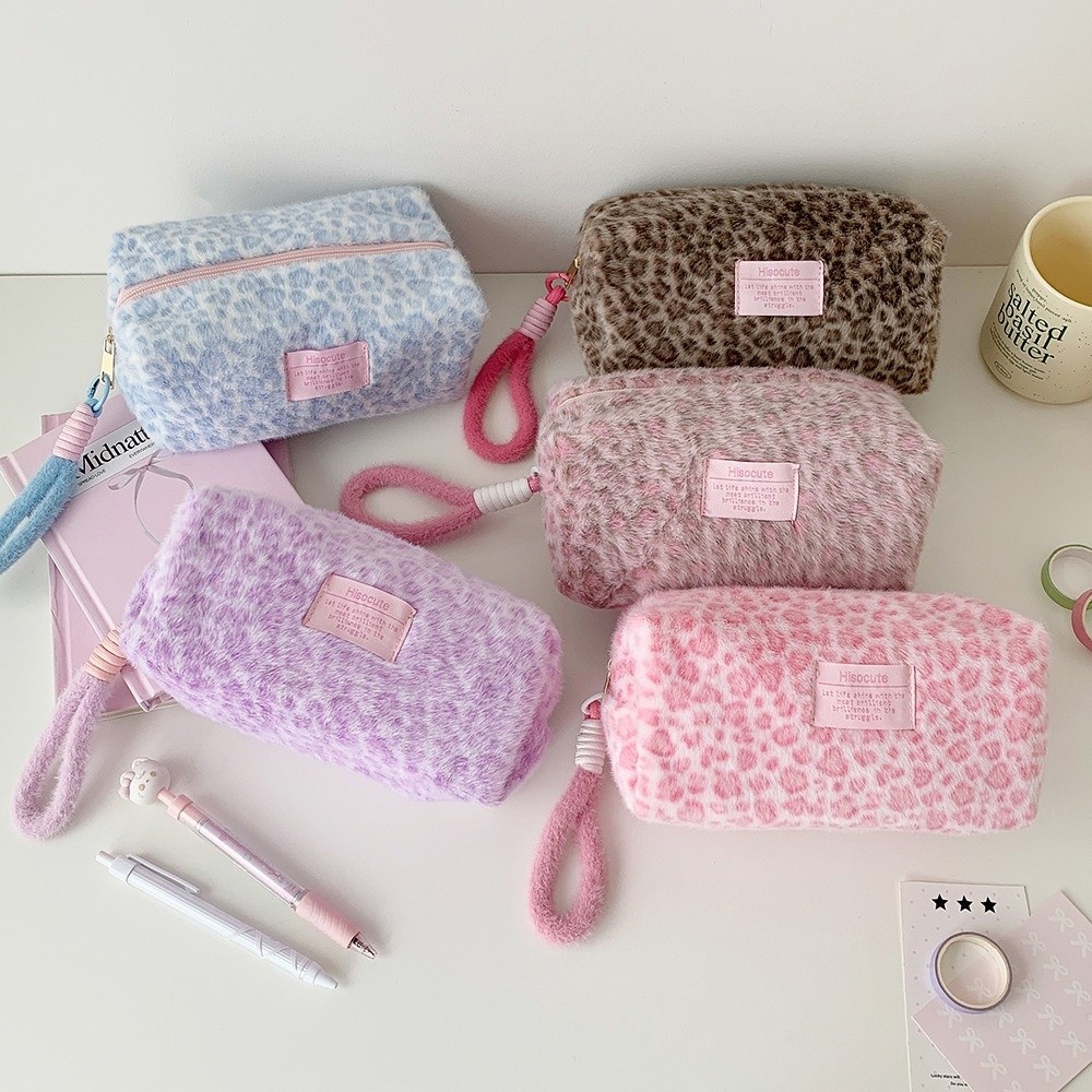 Trousse à crayons léopard avec - Aesthetic Large Pencil Case Pouch avis et prix