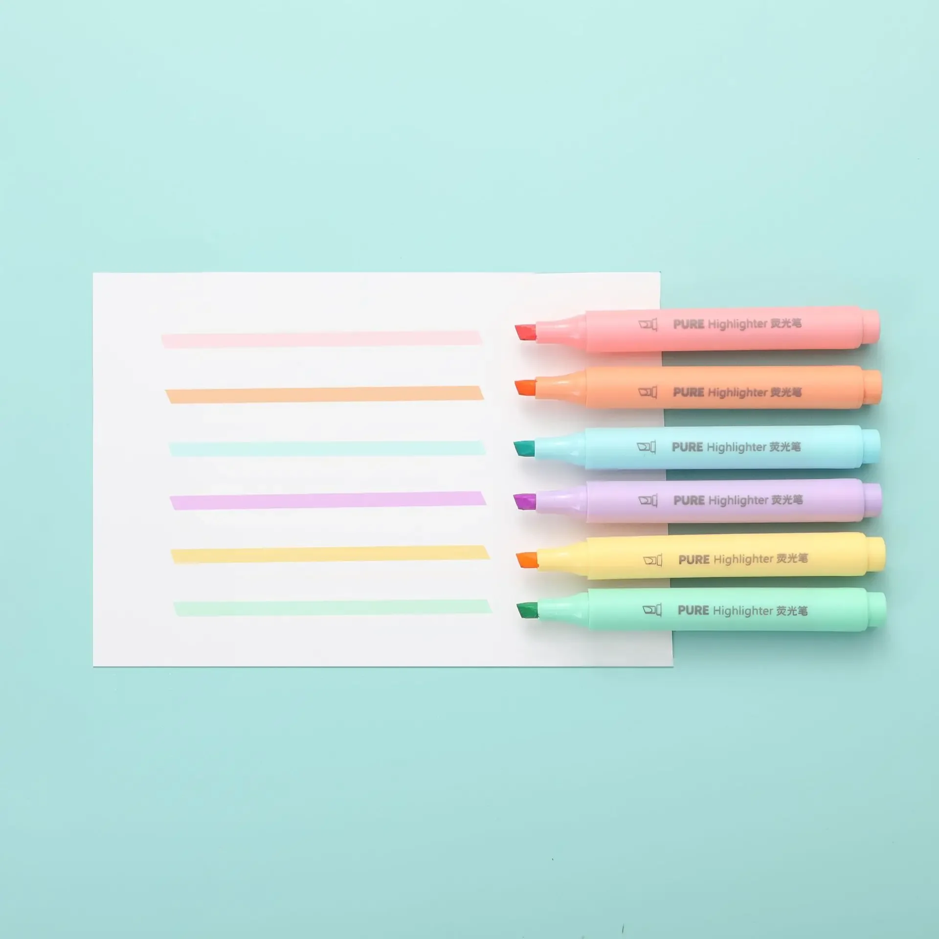 Stylos surligneurs Pastel 6 pi - Pastel Highlighter Set Double Ended avis et prix