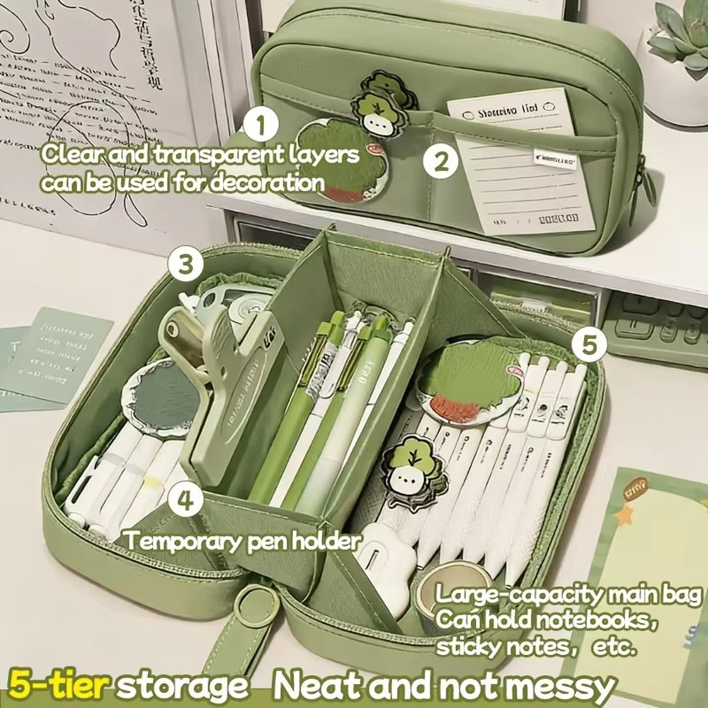 Trousse à crayons volcanique g - Aesthetic Large Pencil Case Pouch avis et prix