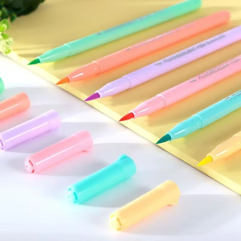 Ensemble de stylos fluorescent - Pastel Highlighter Set Double Ended avis et prix