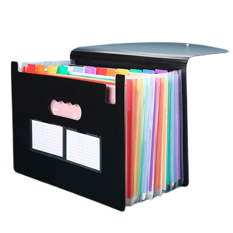1 pièce, classeur extensible à - Expandable Accordion File Folder 13 Pockets avis et prix