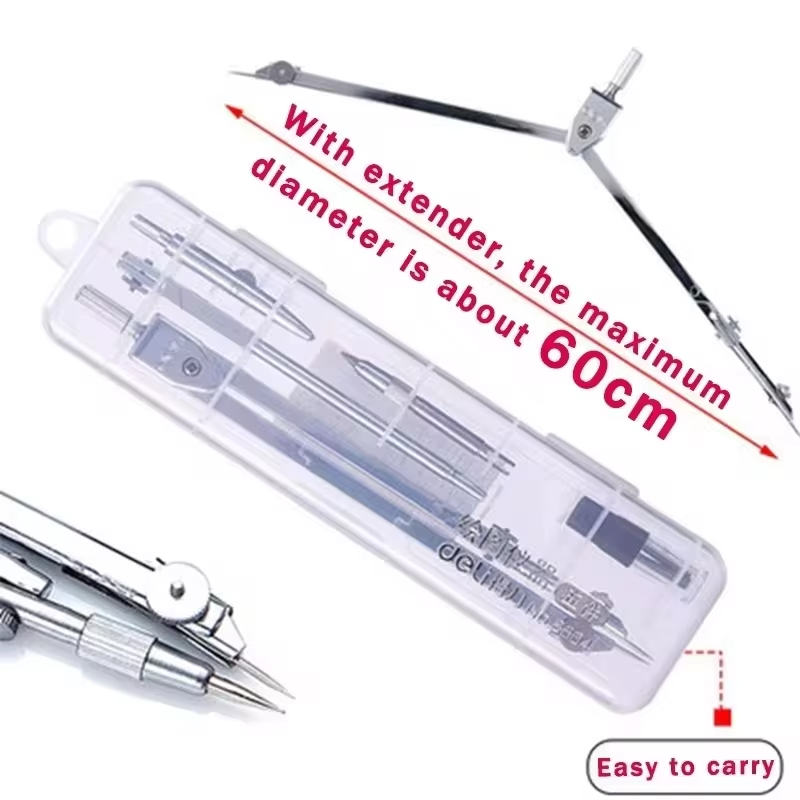 Boussole de dessin multifoncti - Math Geometry Set With Compass avis et prix