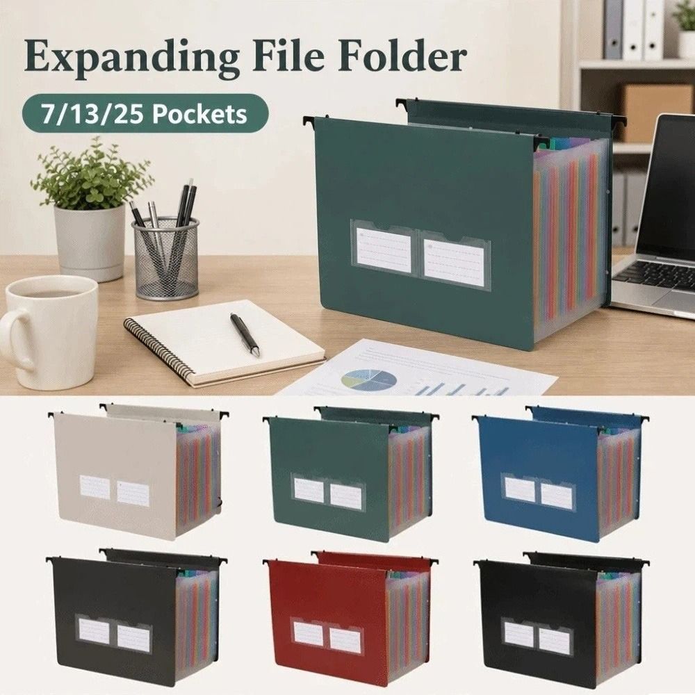 Porte-documents extensible à 7 - Expandable Accordion File Folder 13 Pockets avis et prix