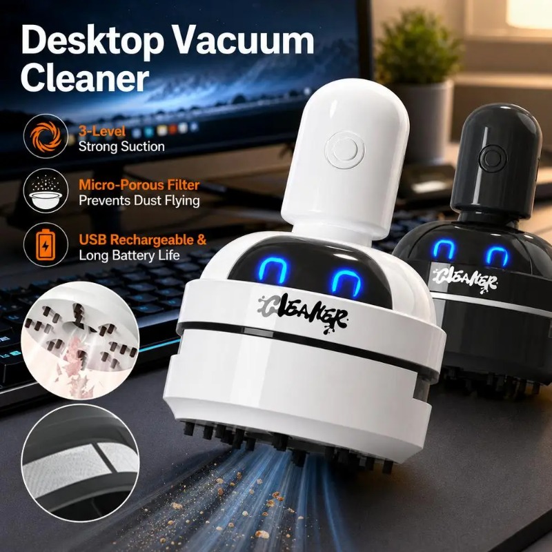Aspirateur de bureau miniature - Mini Desktop Vacuum Cleaner For Eraser Dust avis et prix