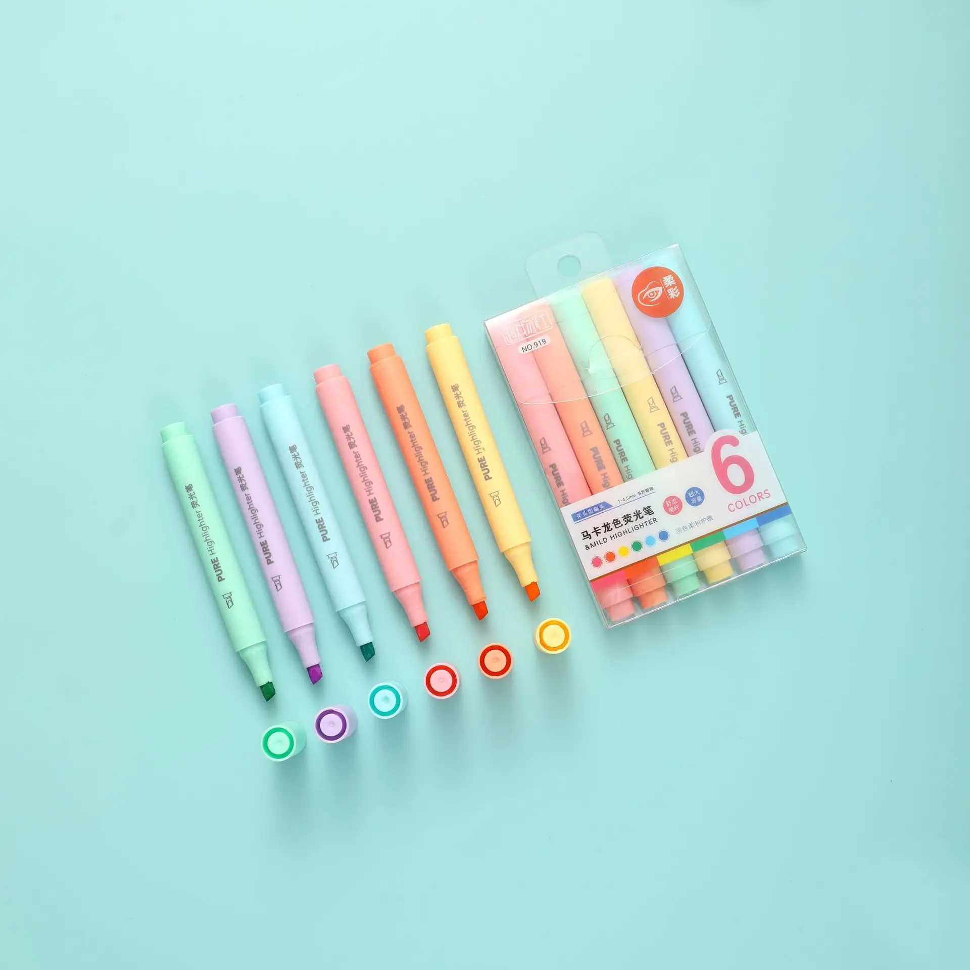 Stylos surligneurs Macaron de  - Pastel Highlighter Set Double Ended avis et prix